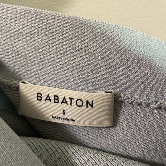 Aritzia Sculpt Knit Criss Cross Cropped Tank Cement Blue - Picture 6 of 6